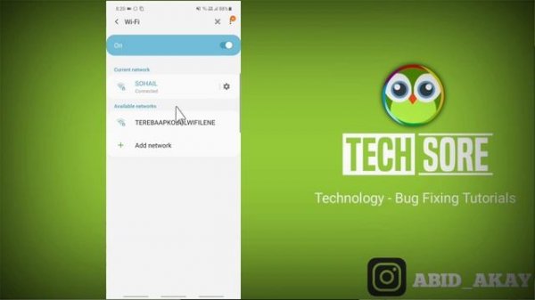 Wi-Fi Add network | Add Hidden Network in Samsung phone