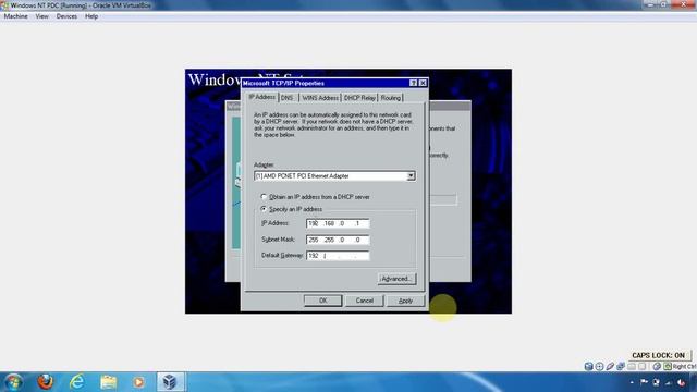 Installation of Windows NT Primary Domain Controller (PDC) in Oracle VirtualBox смотреть онлайн