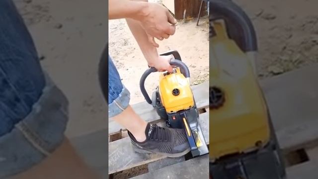 Заклинил пусковой механизм на бензопиле Eland GCS-2600