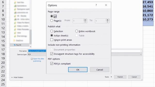 Convert an Excel File into PDF смотреть онлайн