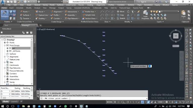 How to connect topo points with polyline tow methods 1#'PN &2#PO смотреть онлайн