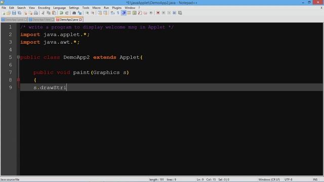 Java Applet L-1 смотреть онлайн