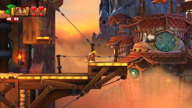 Donkey Kong Country Tropical Freeze Walkthrough Part 10 - 100% 2-K Bopopolis Wii U Gameplay смотреть онлайн