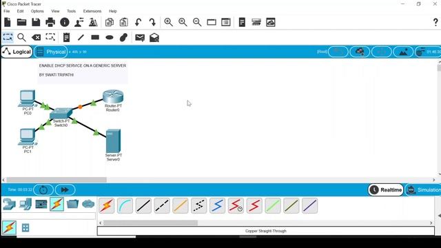 DHCP Server Configuration in Cisco Packet Tracer (Example 2 video) смотреть онлайн