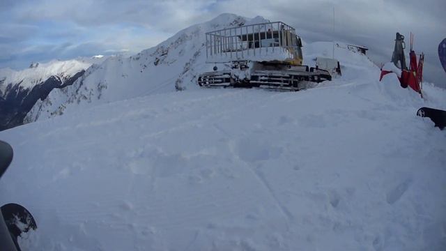 Roza Khutor, Gorky Gorod, Krasnaya Polyana, Sochi, Russia - January 2019