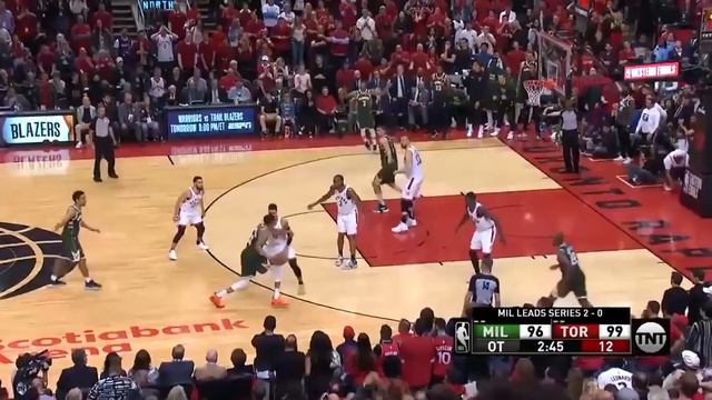 Kawhi Takes Over 2OT! Giannis 12 Points Game 3! 2019 NBA Playoffs смотреть онлайн