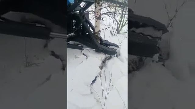 Корчеватель КГЧ-1,2 в работе на тракторе МТЗ-1221 в Тверской обл - производитель НПО Леспромресурс смотреть онлайн