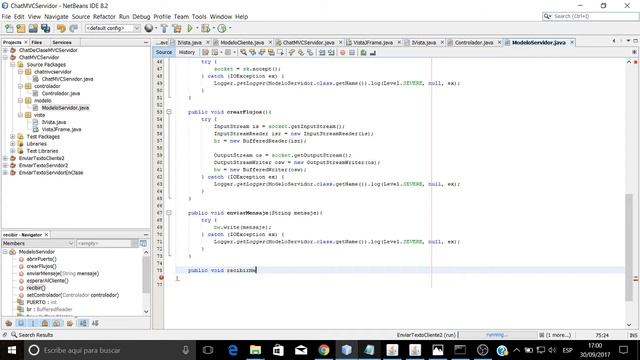 Cliente/Servidor con Sockets e Hilos en Java Swing aplicando MVC смотреть онлайн