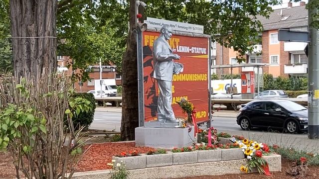 Историческое открытие памятника В.И. Ленину. Западная Германия. Gelsenkirchen NRW.  20.06.20.