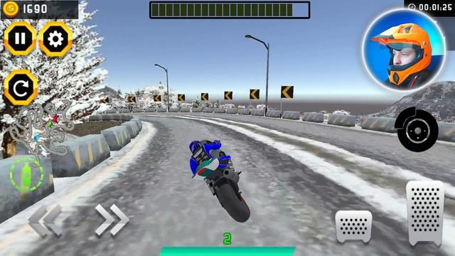 Fast Motor Bike Rider 3D Gameplay Android - Heavy Bike Racing Games смотреть онлайн