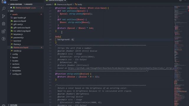 11 - Shopify Theme Assets, SCSS and JavaScript Managment смотреть онлайн