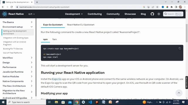 #02 React Native Environment Setup For Expo Cli React Native Installation For Both Android And IO смотреть онлайн