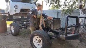 Первый запуск QD32 Японского сердца на буханке