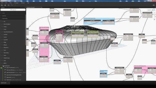 Creating Stadium using Dynamo (Time-Lapse) смотреть онлайн