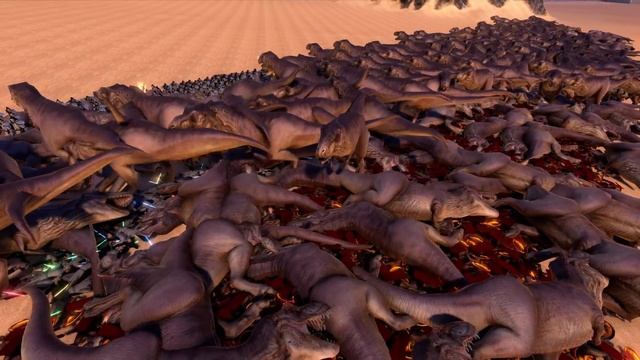 FOUR STRONGEST WALLS vs 1.000 T-REX | Ultimate Epic Battle Simulator смотреть онлайн