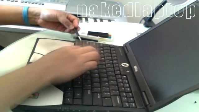 Dell Inspiron 4150 PP01L Disassembly (overheating / cpu fan problem) смотреть онлайн