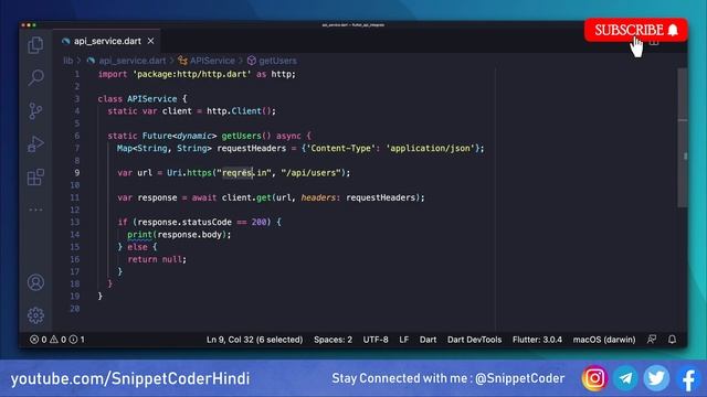 How to Integrate Rest API in Flutter (Hindi) смотреть онлайн
