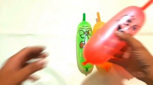 Приготовление красочной слизи с забавным воздушным шаром