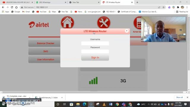 UKO WAHISHA PASSWORD YA ROUTER 4G AIRTEL смотреть онлайн