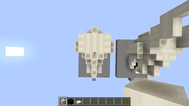 Minecraft Dragon skull tutorial смотреть онлайн