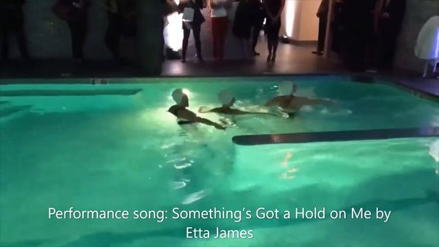 Watergate Hotel Synchronized Swimming Show | RESPECT | Something’s Got A Hold On Me