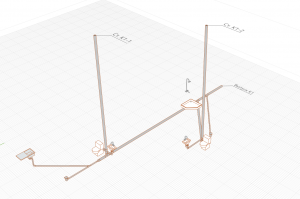 03.Renga.Коттедж.Инженерка.ВК.Окончание моделирования канализации
