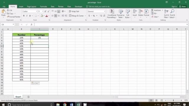 How to Convert Excel Number into Percentage || #percentage #excel смотреть онлайн