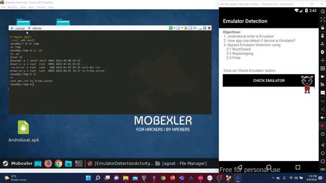 10- Emulator Detection Bypass (AndroGoat) смотреть онлайн