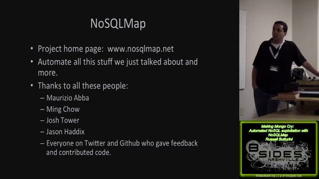 200 making mongo cry automated nosql exploitation with nosqlmap russell butturini смотреть онлайн