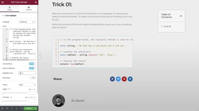 How to Use Elementor Code Highlight Widget [PRO] смотреть онлайн