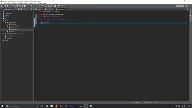Events/Listener (Join&Quit-Message) - Bukkit/Spigot Plugin Programmieren #02 [Minecraft 1.14] смотреть онлайн
