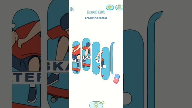 Erase it now। scratch gameplay। level-359। #shorts смотреть онлайн