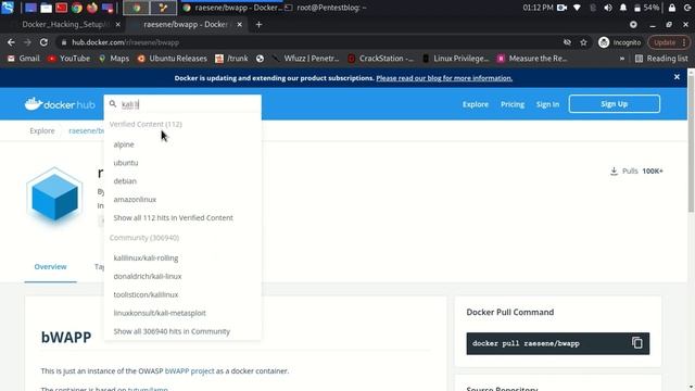 Setup Web Pentesting Lab on Localhost Using Docker || Install Docker in Kali Linux & Ubuntu [Hindi смотреть онлайн