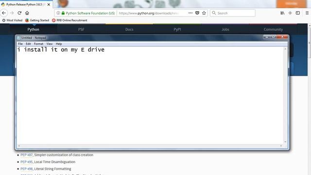 How to download python IDE,install and add path in windows смотреть онлайн