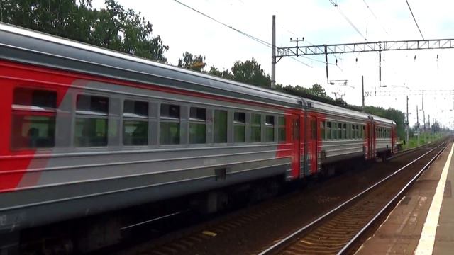 "Горьковская восьмёрка!" Электропоезд ЭД4М1-0008 сообщением "Москва Курская - Петушки" смотреть онлайн