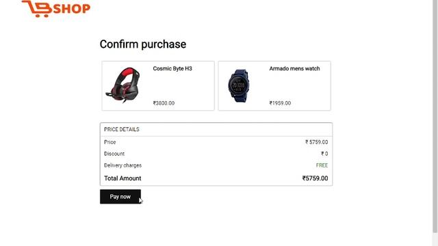 E-Commerce Website - Bshop | Bambora payment gateway | PHP смотреть онлайн