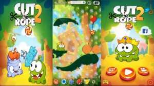 Ам Ням. Cut the Rope 2 - #2 Прохождение на 3 звезды! Детское видео, игра как мультик.