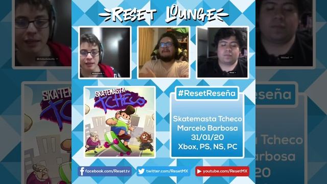 Reset Lounge - ¿Accesibilidad En Los Videojuegos? Ft. Project Starship X / Skatemasta Tcheco