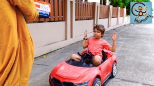 Дети и машина. Милан, Диана и Даня играют в полицию. Сборник Манкиту