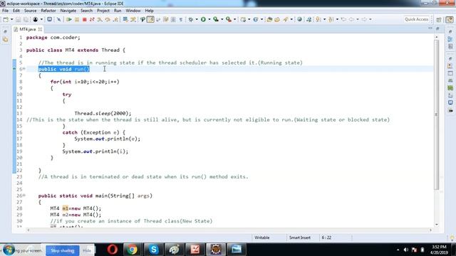 Thread Life Cycle | Multithreading in Java (Hindi) lecture-4 смотреть онлайн