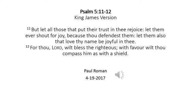 Psalm 5: Verse 11-12 смотреть онлайн