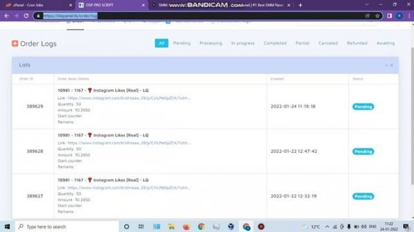 How to add cron job in smm panel || smm panel order pending|| Smm panel script || smm panel cron jo