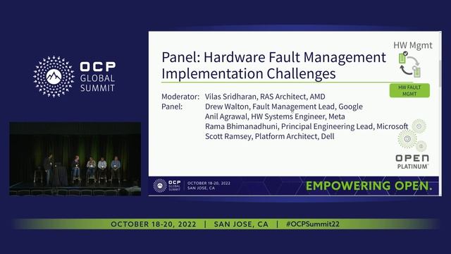 PANEL: Hardware Fault Management Implementation Challenges смотреть онлайн