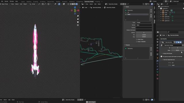Blender Procedural Sword Generator - Geometry Nodes смотреть онлайн