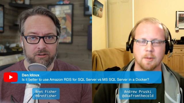 MS-SQL Server in a Container, What!? DevOps and Docker Live Show (Ep 79) смотреть онлайн