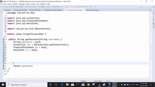 Java Mailing Part - 4 - Password Retrieval System - Phani Soft Tech смотреть онлайн