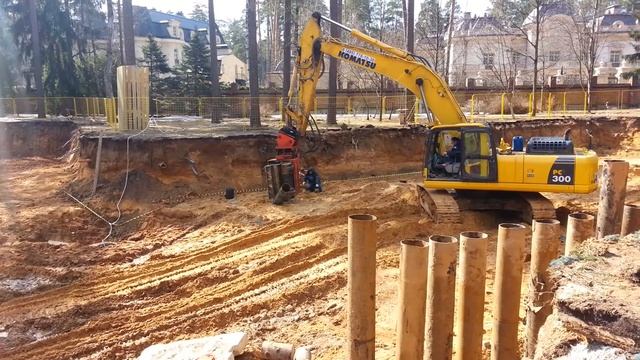 Вибропогружение шпунта смотреть онлайн