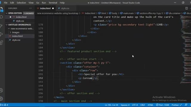 Responsive Ecommerce website using Bootstrap смотреть онлайн
