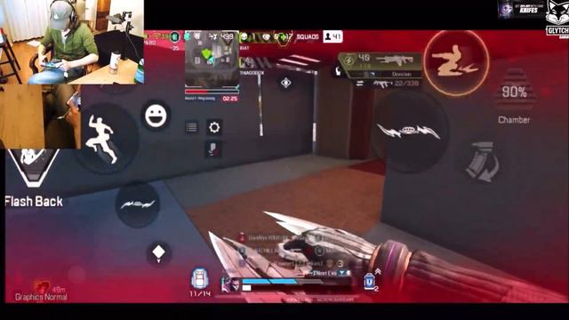 SOLO PLAT VS 3 PREDS… (Apex Mobile) смотреть онлайн
