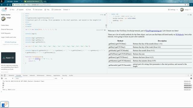 Easy JavaScript - How to format dates (53) смотреть онлайн